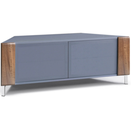 MDA Designs Corvus 2 Door Grey and Walnut TV Cabinet - Size: 45 x 120 x 47cm - Multi - Wilko - thumbnail 4