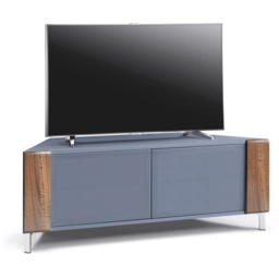 MDA Designs Corvus 2 Door Grey and Walnut TV Cabinet - Size: 45 x 120 x 47cm - Multi - Wilko - thumbnail 6