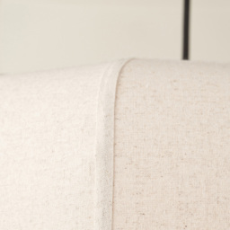 Pacific Lifestyle Oscar Costal Natural Linen Shade Black Structured Pendant Light - Size: 120 x 51 x 51cm - Cream - Wilko - thumbnail 4