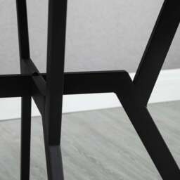 Portland 2 Seater Round Dining Table Brown - Wilko - thumbnail 4