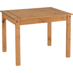 Seconique Corona 4 Seater Dining Table Set Distressed Waxed Pine - Brown - Wilko - thumbnail 5