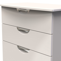 Crowndale Camden 4 Drawer Kashmir Gloss and Kashmir Deep Chest of Drawers Ready Assembled - Kashmir Gloss & Kashmir - Wilko - thumbnail 5