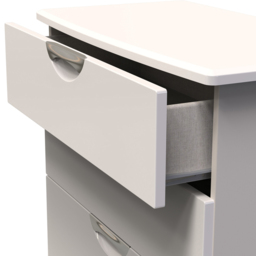 Crowndale Camden 4 Drawer Kashmir Gloss and Kashmir Deep Chest of Drawers Ready Assembled - Kashmir Gloss & Kashmir - Wilko - thumbnail 6