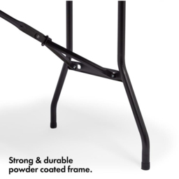 VonHaus Black Faux Rattan Table - Size: 74 x 1800 x 74cm - Wilko - thumbnail 7