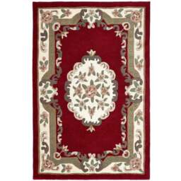 Origins Shensi Wine Rug 120 x 180cm - Red - Origins Rugs - Wilko