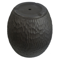 Leaf Inoke Grey Embossed Composite Planter 43cm - Size: 43 x 43 x 43cm - Wilko - thumbnail 6