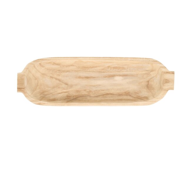Wooden Finish Dough Bowl Natural - Wilko - image 1