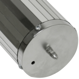 FX Lab Mirror Cylinder 60cm - Size: 9 x 9 x 60cm - Silver - FXLAB - Wilko - thumbnail 5