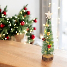 Xmas Haus Light Up Gold and Red Bauble Christmas Tree - Size: 275 x 65 x 65cm - Wilko - thumbnail 3
