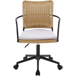 Brodie Office Chair Natural - Wilko - thumbnail 2