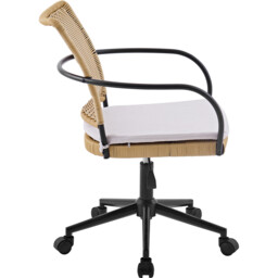 Brodie Office Chair Natural - Wilko - thumbnail 4