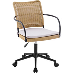Brodie Office Chair Natural - Wilko - thumbnail 7
