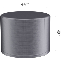 Platinum AeroCover Round Fire Table Cover 77 x 40cm - Size: 40 x 77 x 77cm - Grey - Wilko - thumbnail 7