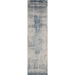 Desire Rugs Maia Navy Mist Abstract Non Slip Rug 60 x 220cm - Blue - Wilko - thumbnail 1