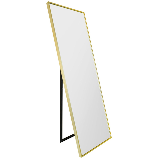 The Artus Gold Aluminium Wall Mirror 170 x 58cm - MirrorOutlet - Wilko - image 1