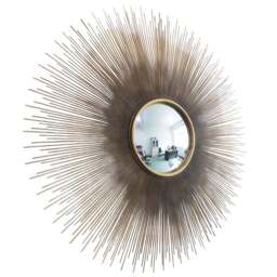 Acacia Home Modern Sunburst Wall Mirror 90cm - Size: 90 x 90cm - Multi - Wilko - thumbnail 1
