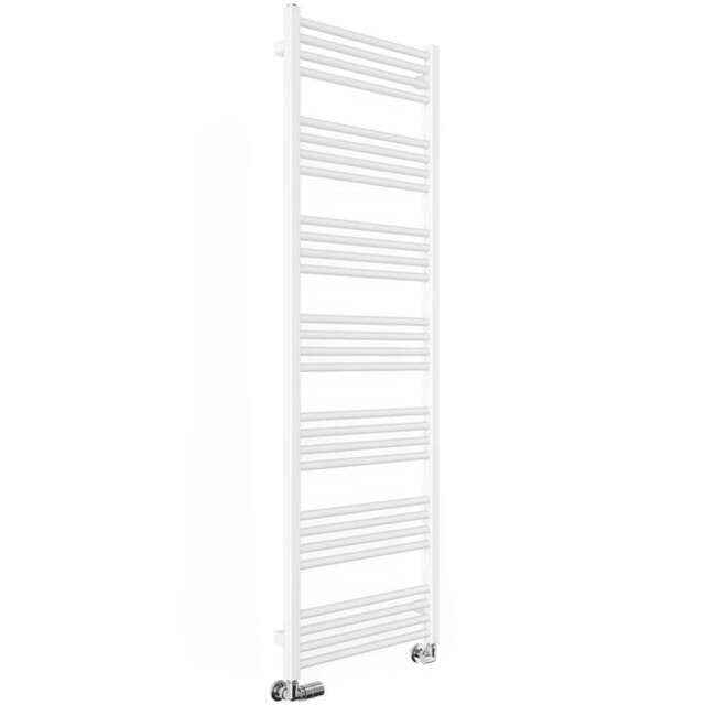 Terma Fiona 2349BTU Soft Matt White Heated Towel Rail 1620 x 500mm - Size: 162 x 50 x 7.2cm - Wilko - image 1