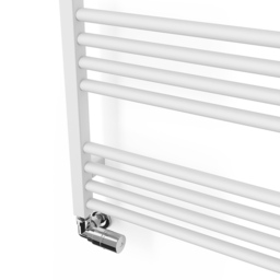 Terma Fiona 2349BTU Soft Matt White Heated Towel Rail 1620 x 500mm - Size: 162 x 50 x 7.2cm - Wilko - thumbnail 4
