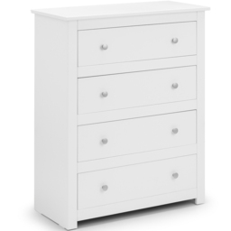 Julian Bowen Radley 4 Drawer Surf White Chest of Drawers - Wilko - thumbnail 3