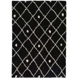 Homemaker Black Snug Nomadic Shaggy Rug 160 x 230cm - Wilko