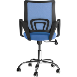 LPD Furniture Tate Blue Mesh Back Swivel Office Chair - Size: Single - LPD Home - Wilko - thumbnail 5