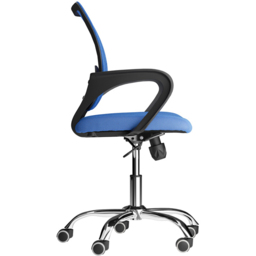 LPD Furniture Tate Blue Mesh Back Swivel Office Chair - Size: Single - LPD Home - Wilko - thumbnail 6