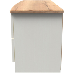 Crowndale Victoria 4 Drawer Cream Ash and Oak Bedbox - Wilko - thumbnail 4