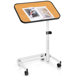 Costway Natural Portable Bedside Table - Size: 66 x 49 x 19cm - Cream - Wilko - thumbnail 4