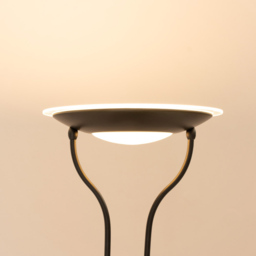 ValueLights Beata 2 Way Matte Black Dimmable LED Floor Lamp - Wilko - thumbnail 4