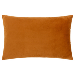 Paoletti Lexington Ginger and Grey Velvet Jacquard Cushion - Size: 60 x 40 cm - Multi - Wilko - thumbnail 3