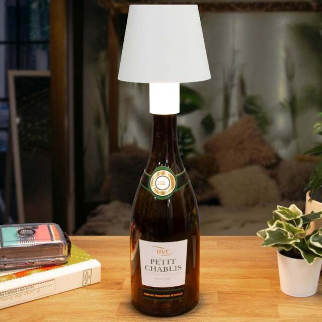 Global Gizmos Portable Bottle Lamp - Size: 12 x 10.5 x 10.5cm - Multi - Wilko - image 1