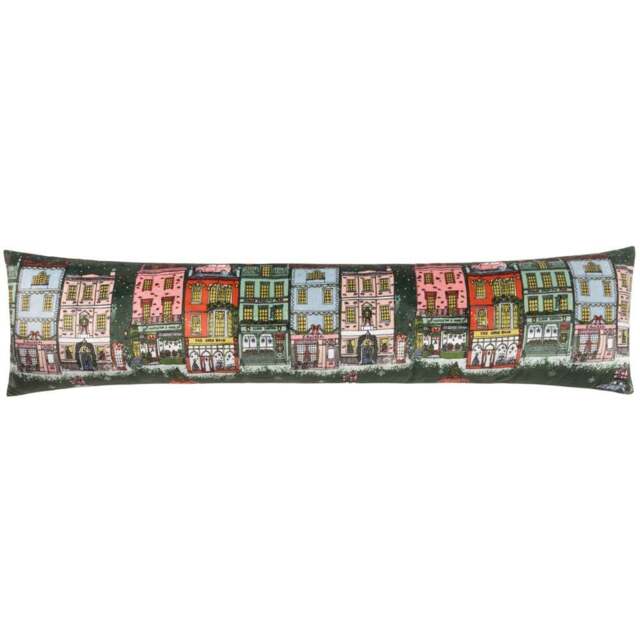 furn. Multicolour Christmas Festive Spirit Velvet Draught Excluder - Size: 20 x 92cm - Wilko - image 1