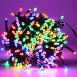 The Christmas Workshop 400 Multicolour LED String Light - Wilko - thumbnail 1