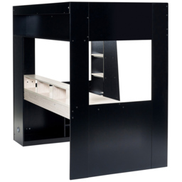 Julian Bowen Blaze Black and Pale Wood Gaming Bunk Bed with Storage - Size: Single - Wilko - thumbnail 6