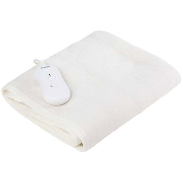 Carmen Super King Size White Heated Electric Under Blanket - Size: 165 x 137 x 1cm - PURPLE - Wilko - image 1