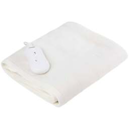 Carmen Super King Size White Heated Electric Under Blanket - Size: 165 x 137 x 1cm - PURPLE - Wilko
