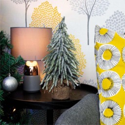 St Helens 35cm Green Snow Topped Mini Christmas Tree - Size: 19 x 19 x 35cm - Multi - Wilko - thumbnail 3