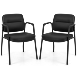 Costway Set of 2 Black Office Chair - Wilko - thumbnail 3