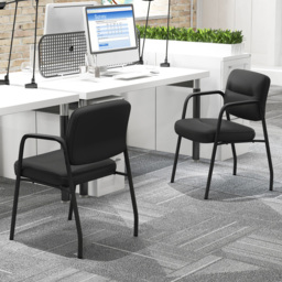 Costway Set of 2 Black Office Chair - Wilko - thumbnail 4