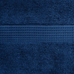 Mayfair Egyptian Cotton Navy Bath Towel Set of 2 - Blue - Wilko - thumbnail 5