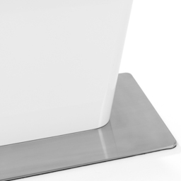 Julian Bowen Como 6 Seater High Gloss Table Set White and Grey - Wilko - thumbnail 7