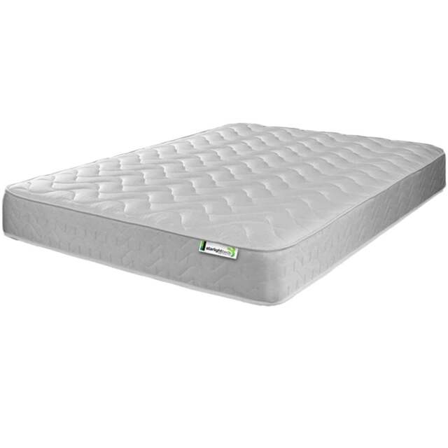 Starlight Beds Double White Hybrid Deep Memory Foam and Spring Mattress - Wilko - image 1