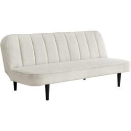 Sutton Sofa Bed White - Size: 3 Seater - Wilko - thumbnail 3