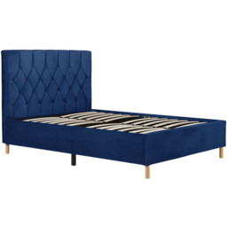 Loxley Double Blue Fabric Bed - Birlea - Wilko - thumbnail 3