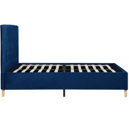 Loxley Double Blue Fabric Bed - Birlea - Wilko - thumbnail 5