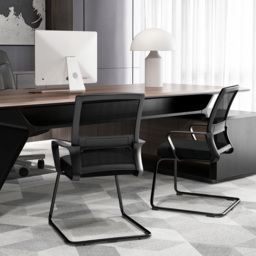 Costway Black Conference Office Chair - Size: 57 x 51 x 27cm - Wilko - thumbnail 4