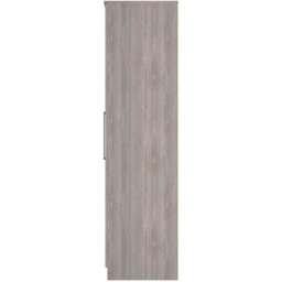 Crowndale Worcester 2 Door Grey Oak Tall Wardrobe Ready Assembled - Wilko - thumbnail 7