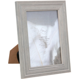 Hawthorn Wooden Photo Frame - Grey/7 x 5in - The Port. Co Gallery - Wilko - thumbnail 4