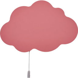 Glow Pink Cloud LED Wall Light - Size: 22 x 33 x 4cm - Wilko - thumbnail 3