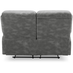 Home Detail Enoch 2 Seater Grey Faux Leather Manual Recliner Sofa - Wilko - thumbnail 7